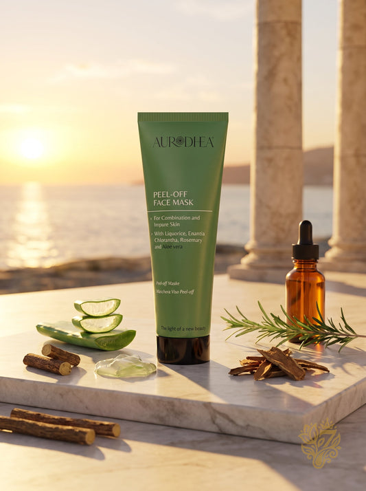 AURODHEA Peel-Off-Maske mit Aloe Vera – Für unreine Haut & Mischhaut