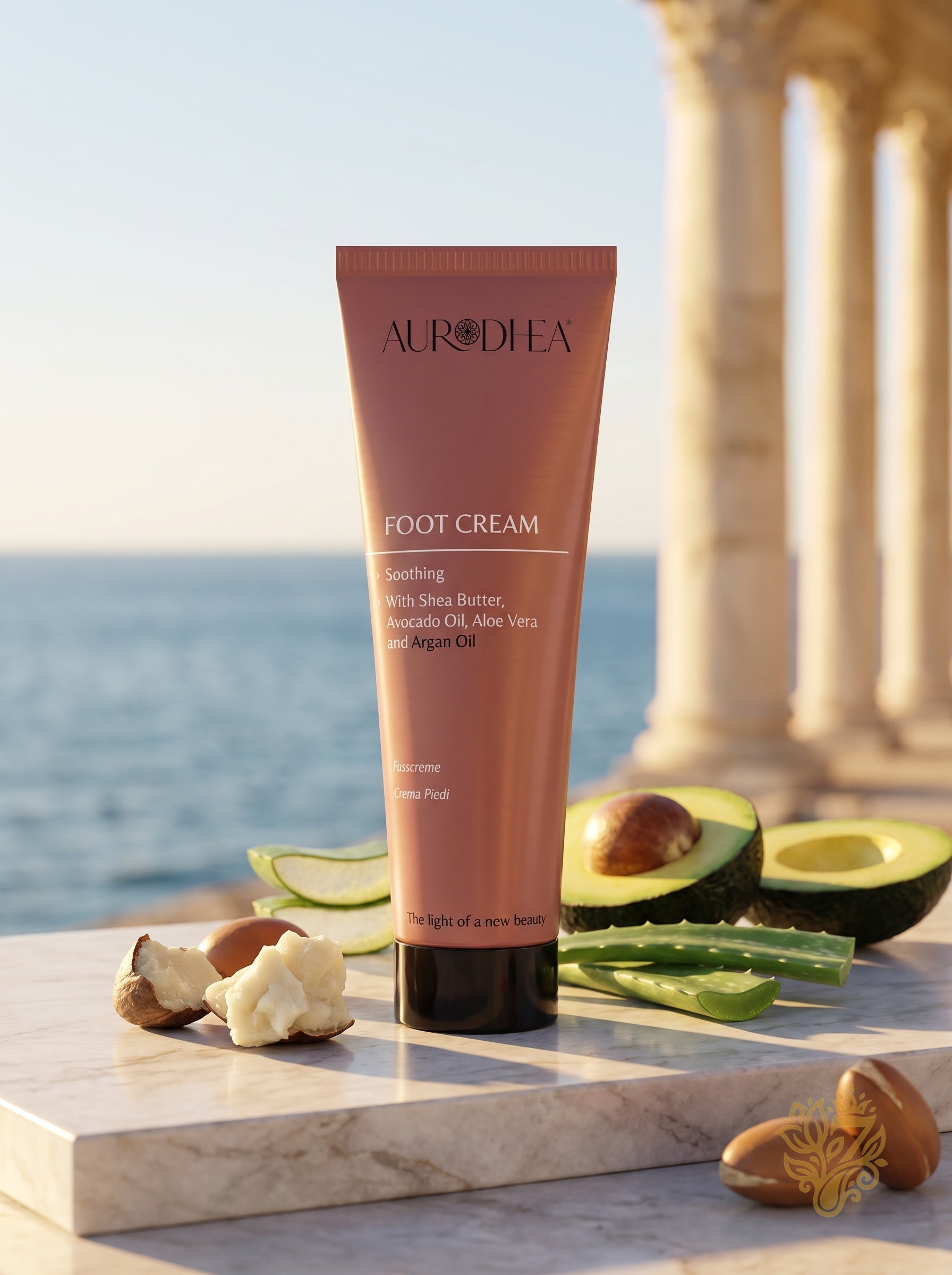 AURODHEA Bio Fußcreme mit Arganöl