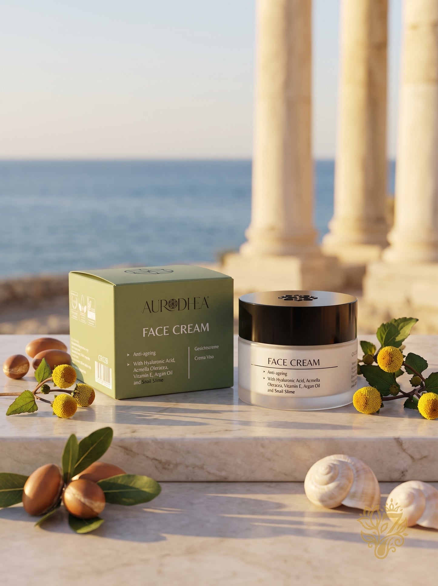 AURODHEA Anti-Age Gesichtscreme mit Schneckenschleim